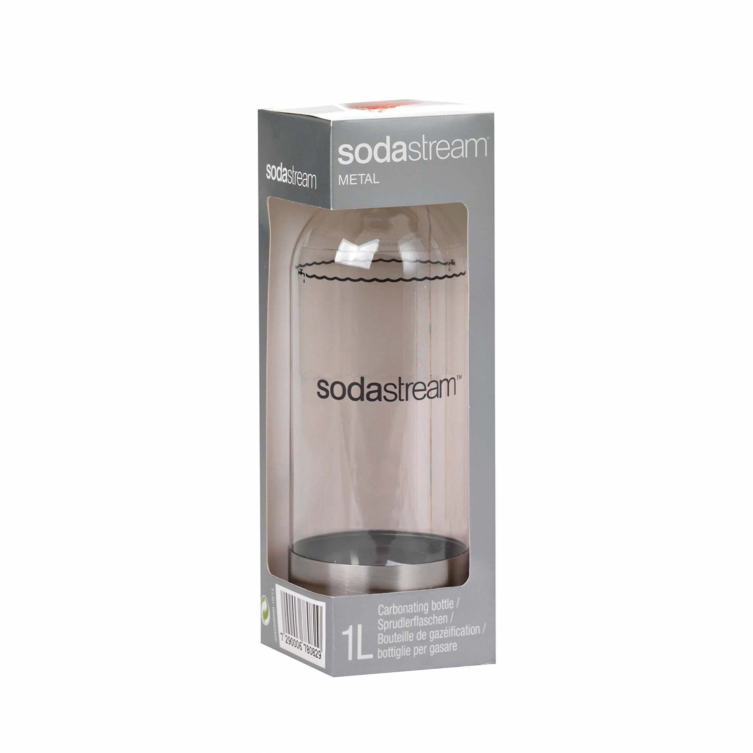 Sodastream 1L Carbonating Bottle with Stainless Steel Accents